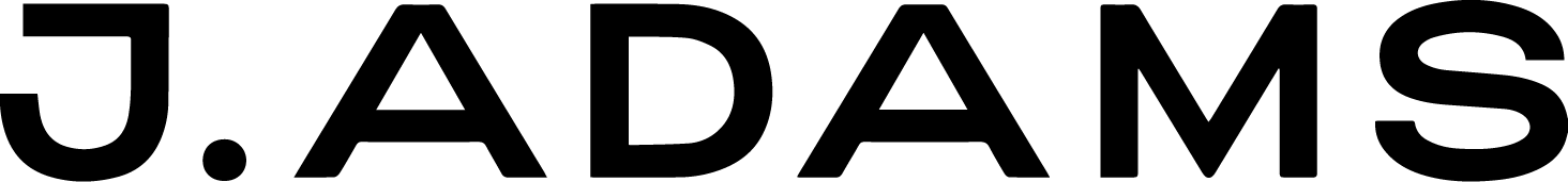 J.Adams Logo Black